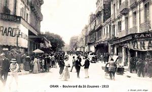 2222- Oran - Boulevard du 2e Zouaves - 1913